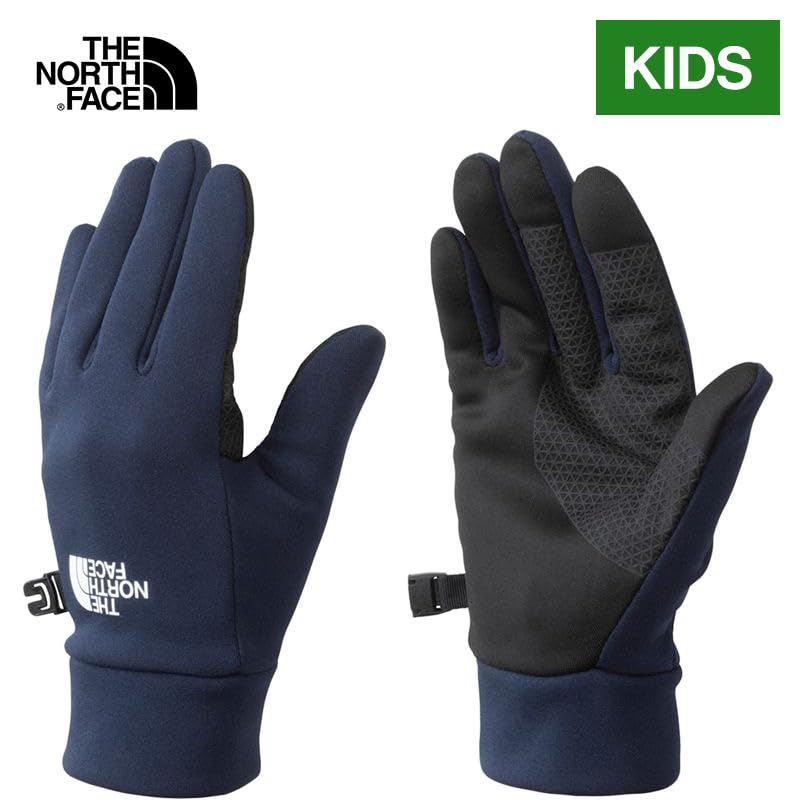 The North Face Unisex Cold Urban Size M Kids' E-Tip Gloves, Fleece, Weather, Navy,