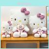 Hello Kitty Cartoon Plush Toy With Polyester Fiber For Gift And Decoration