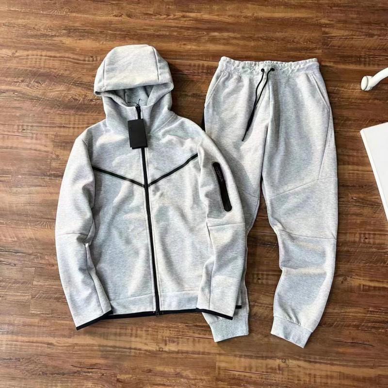 Womens Hooded Tracksuit Set Long Sleeve Cotton Sport Outfit Side Zip Casual Activewear