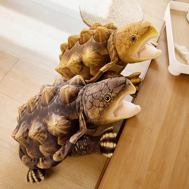 Alligator Snapping Turtle Plush Toy, Turtle Gifts, Stuffed Animal, Kids Toy, Ocean Animal, Aquarium, Animal Present, 55cm