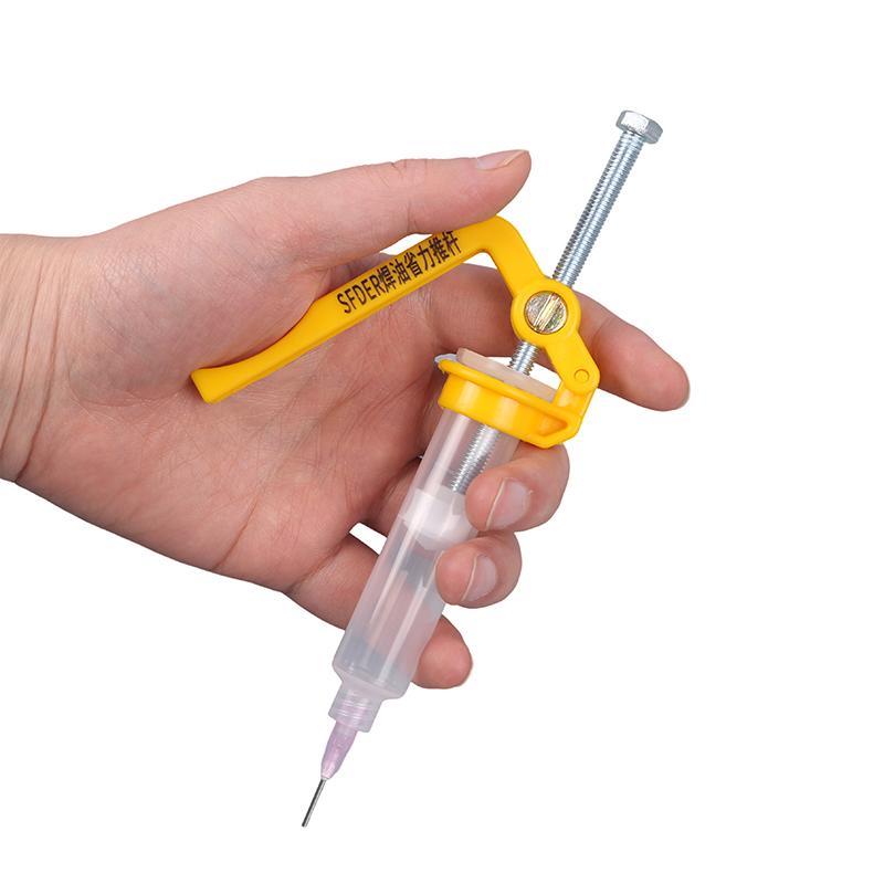 New Solder Paste Extruder Circuit Board Repair Welding Oil Booster UV Glue Gun Syringe Propulsion Tool Soldering Accessorie Tool