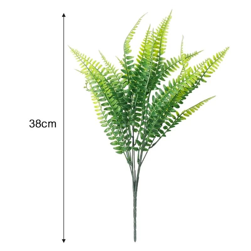 10/1pcs Artificial Plants Grass 7 Fork Plastic Spring Grass Plant Wall Green Plant Ornamental Flowers Decorative Home Decoracion