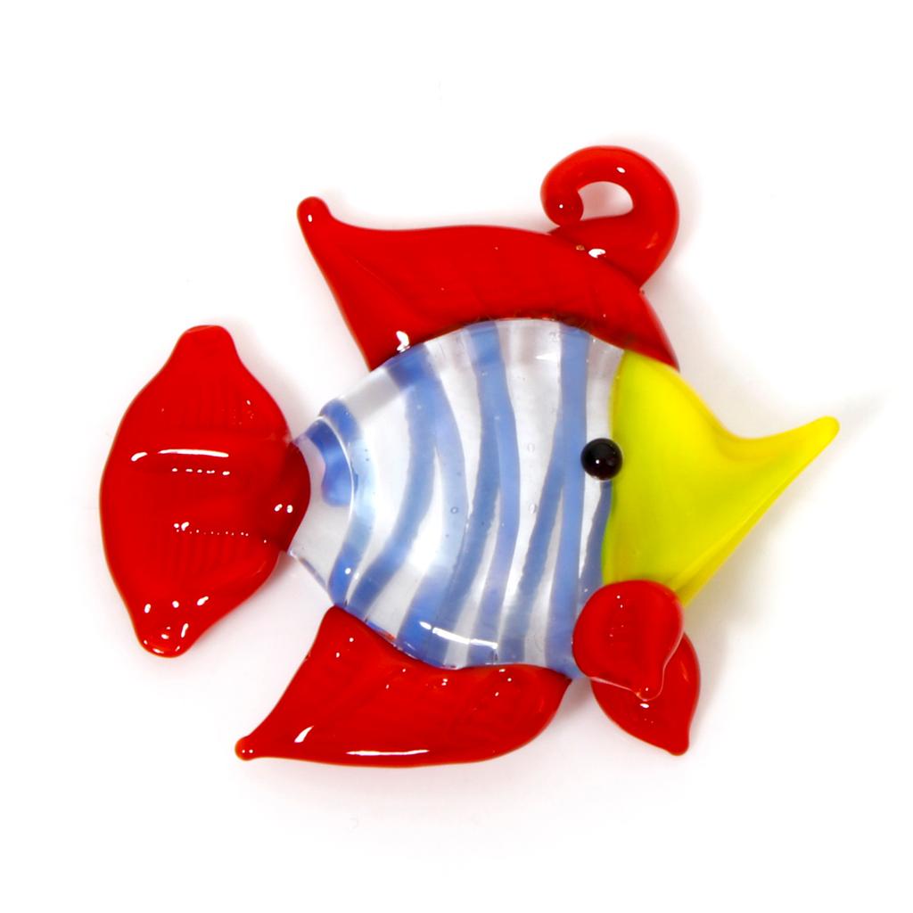 1PCs 3D Lampwork Ocean Charms For Jewelry Making Tropical Fish Animal Tiny Statue Ornaments Aquarium Decor DIY Necklace Pendant