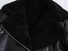 Double-Sided Thick Jacket with Zipper Accent: Turn-Down Collar European & American Women's Fashion