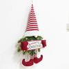 Branches Xmas Tree Ornament Christmas Swedish Gnomes Dangling Santa Claus Long Legs With Lights