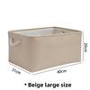 Foldable Linen Storage Basket With Large Capacity For Cosmetics And Clothes