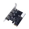 1Pcs Pci Express Pcie Usb 3.0 Hub Adapter 4 Port Usb 3.0 Pci-E Expansion Card 4-Port Usb3.0 Controller Diy Accessories