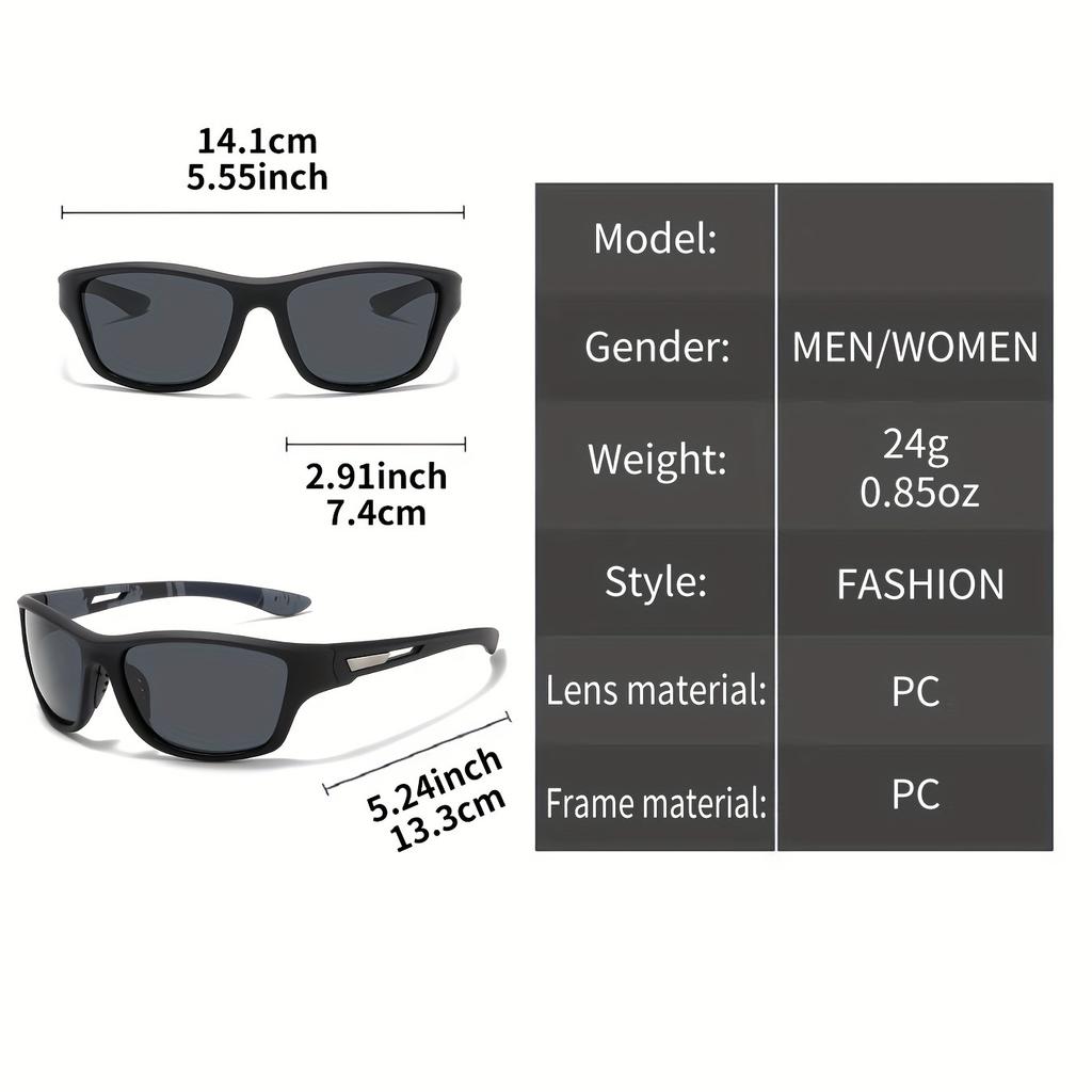 1/2PCS Couple Sunglasses UV Protection Fishing Glasses for Outdoor Sports Travel Driving Men Women