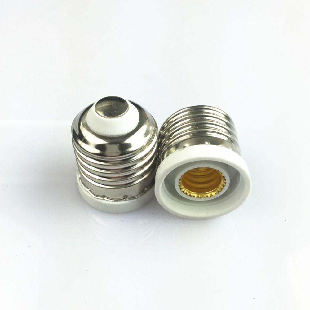 Plastic Light Bulb Socket Adapter Metal Converter E27 To E12 Lamp Base  LED Bulb Lamp Light