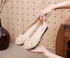 Sommer Damen Ethnischer Stil Atmungsaktive Mesh-Spitzen-Flats - Ideal für die Schwangerschaft