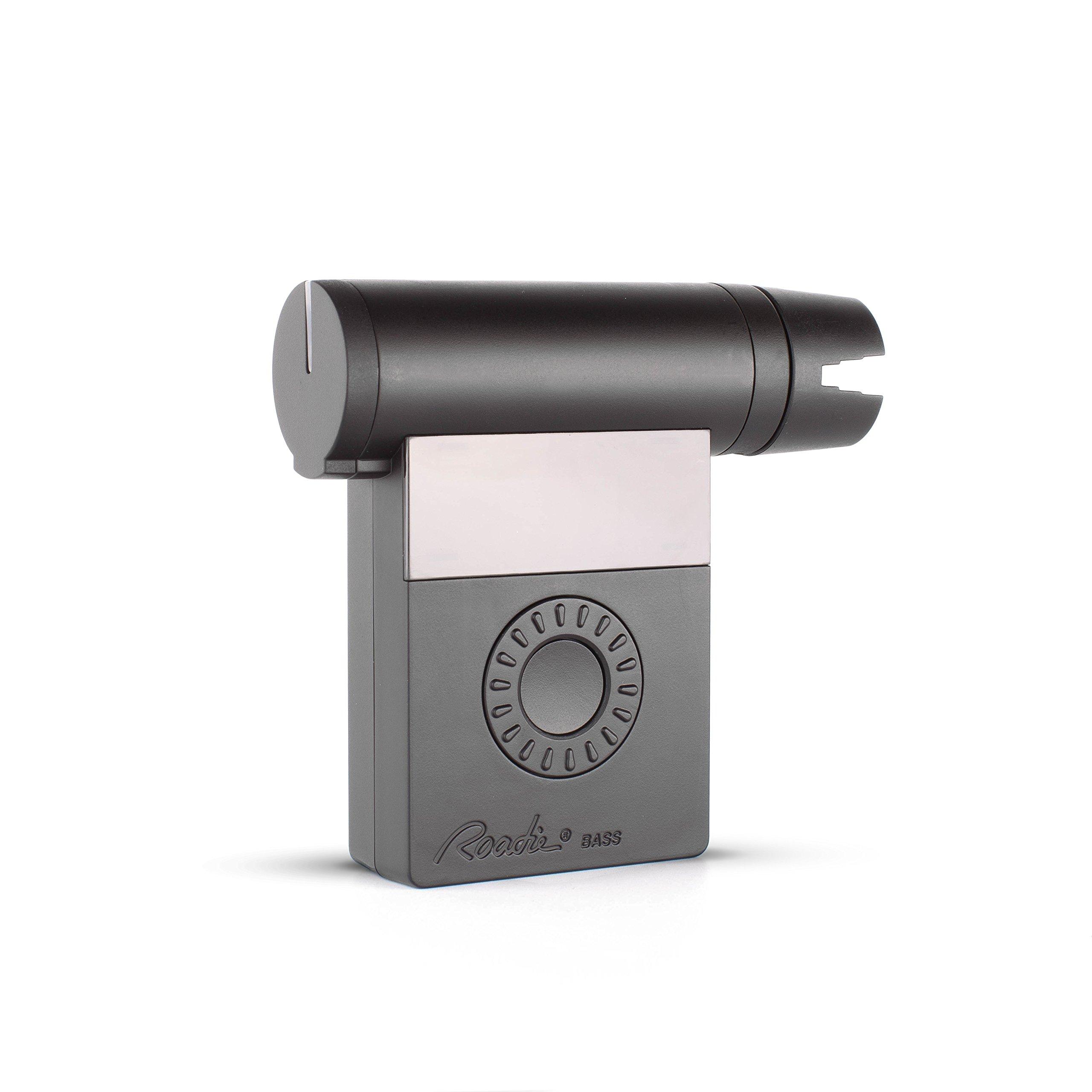 

Roadie Bass - Standalone tuner for stringed instruments (bass, guitar, mandolin, banjo, ukulele) with smartphone compatibility and Bluetooth app