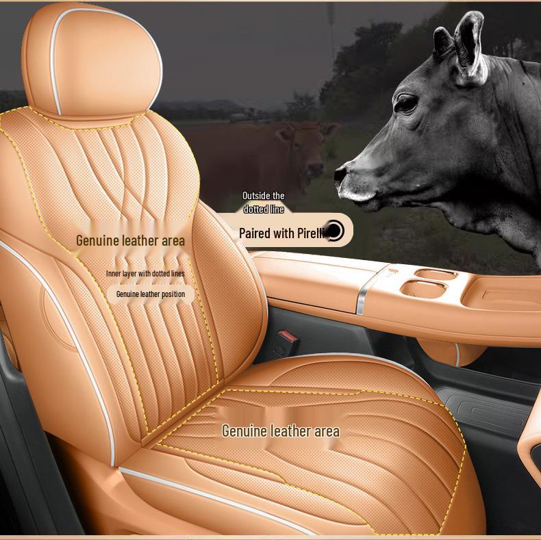 Changan Qiyuan Q07 Perforated Leather Car Seat Cover - Full Coverage for All Seasons