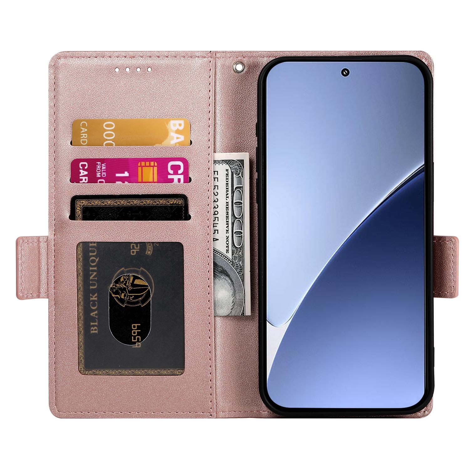 

Чохол-гаманець зі штучної шкіри, підставка для Xiaomi 15 Pro DF-010 для телефону Mint Green