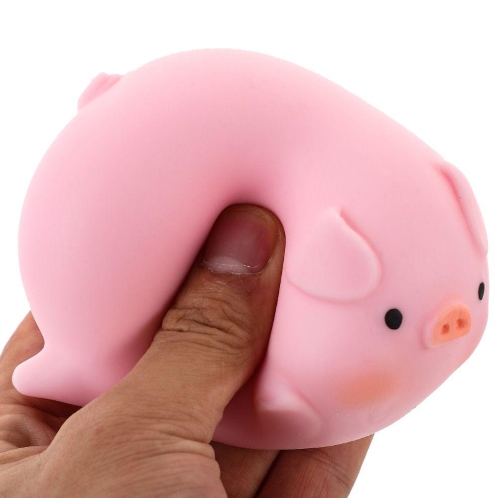 Comfortable Touch Squeeze Pig Dog Toy Flexible Material Stress Vent Toys  Office Worker