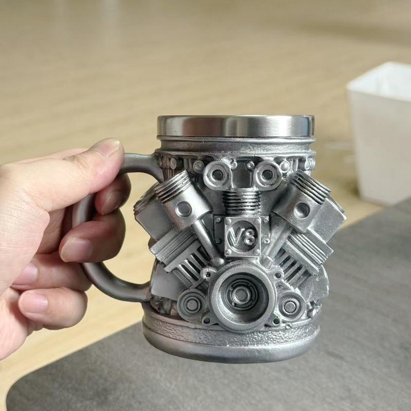 Taza de Motor V8 - Taza de Agua Mecánica Regalo para Niños