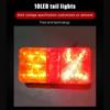 Car Led Tail Turn Signal Ultra Bright 12/24V Brake Reverse Lamp For Pickup Truck Trailor Rear Lamp Waterproof