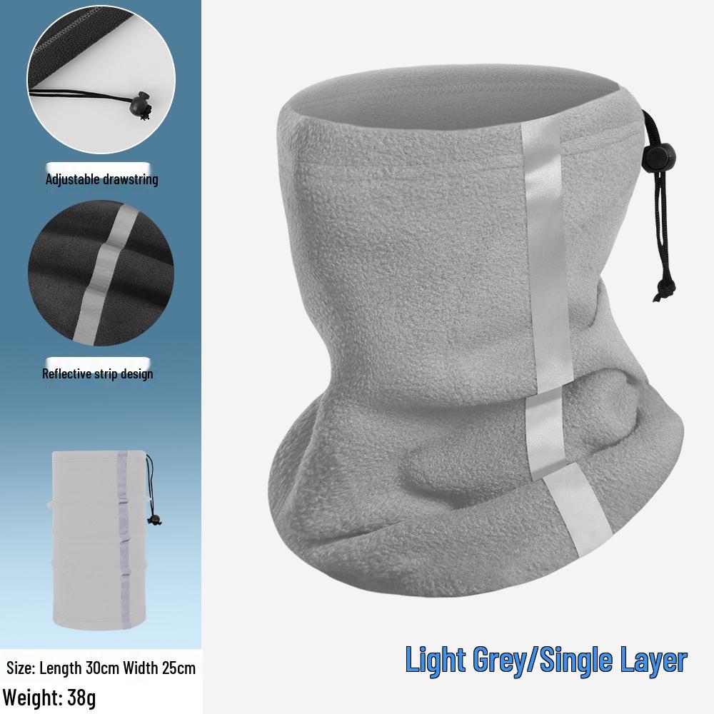 Adjustable Multifunctional Neck Warmer: Windproof Skiing & Cycling Gaiter for Autumn & Winter