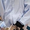 Printed women's shirt-fashionable button design-loose casual shirt
