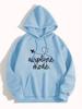 American Style Hooded Sweatshirt: Heart & Letter Pattern, Loose Fit, Long Sleeve, Autumn/Winter 2025 Collection