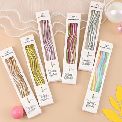 6Pcs Lange Kuchen Kerze Spirale Kinder Geburtstag Party Hochzeit Kerze Favor Supplies