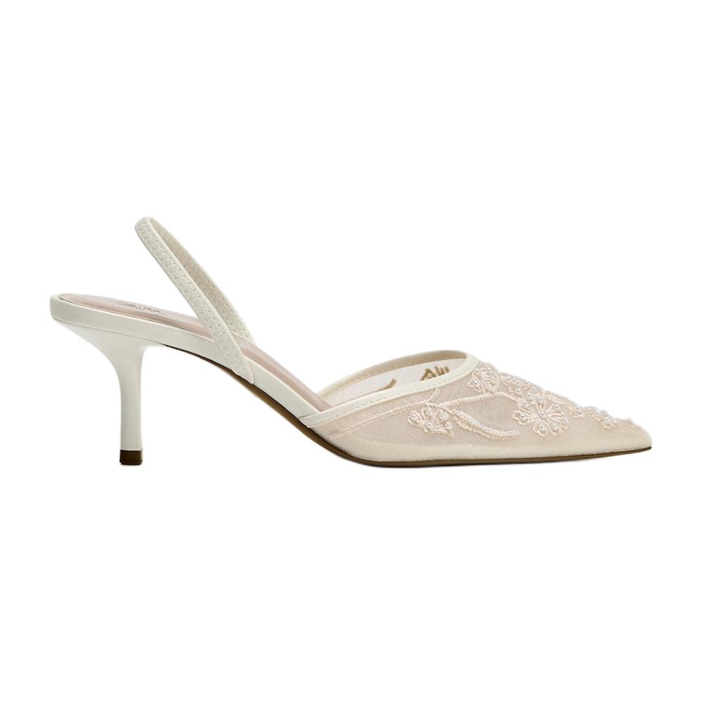 Zara Minimalist Elegant Stiletto Heels 6Cm Women Heels White 12817410