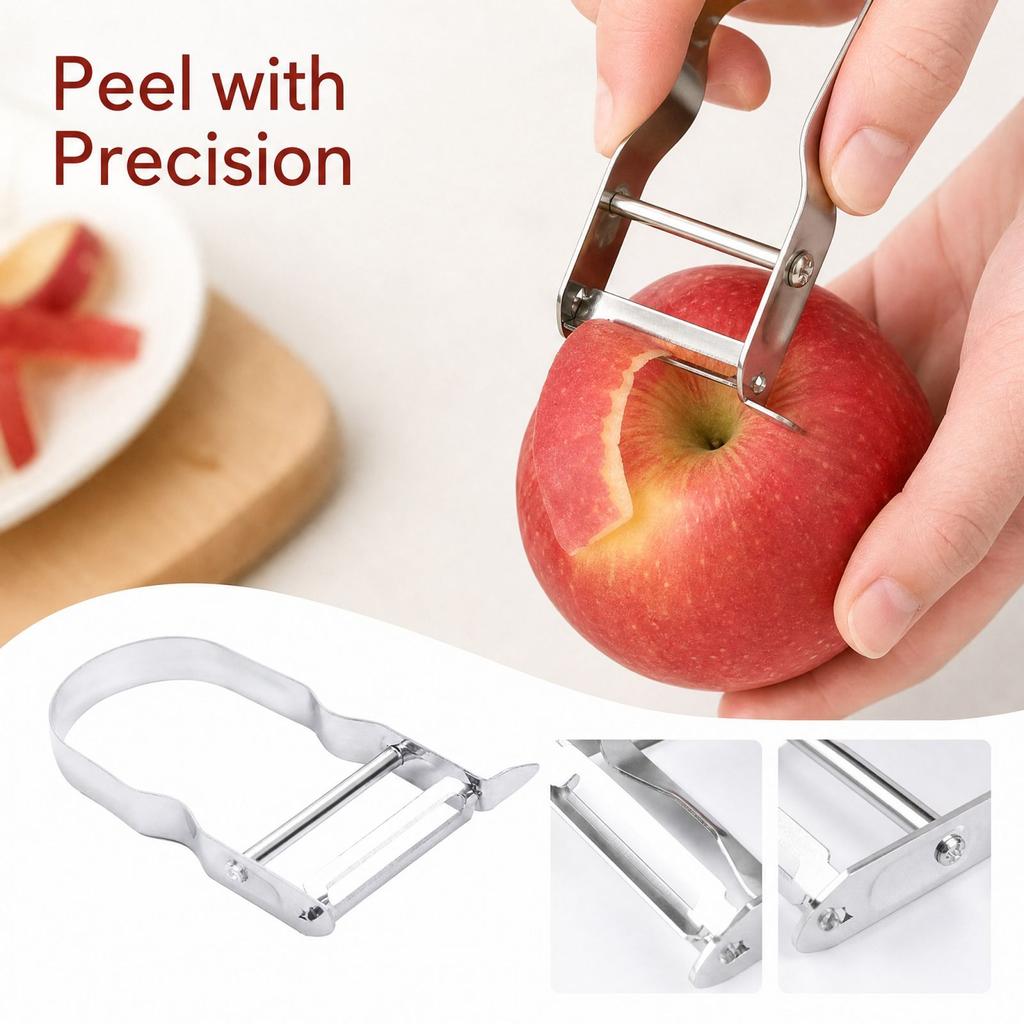 Stainless and Vegetable Peeler for Kitchen Prep