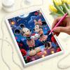 Disney Mickey and Minnie Pearl Pattern Decoration Its Surface Features Pearl Patterns, Making It Highly Suitable for Home Decoration