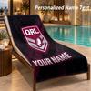 Custom Text Queensland Maroons Print Beach Towel Large Towel For Home Bathroom Beach