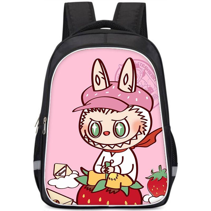 

Labubu Large Capacity Lightweight Oxford Cloth School Backpack For Kids Unisex 1,Small
