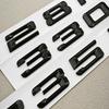 3D ABS Black Car Letters Logo 320i 325i 330i Rear Trunk Badge Emblem Sticker For BMW 3 Series 320i 325i 330i 318i Tail Marking xh6