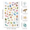 6 sheets Plan Stickers Cartoon Month Festival Decoration Scrapbook Booklet Material DIY Creative Booklet Stickers