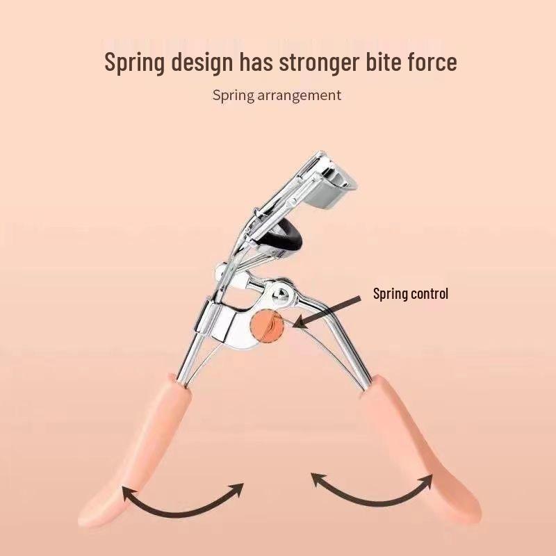 Portable Wide-Angle Eyelash Curler - Long-Lasting, Beginner-Friendly, No Pinching