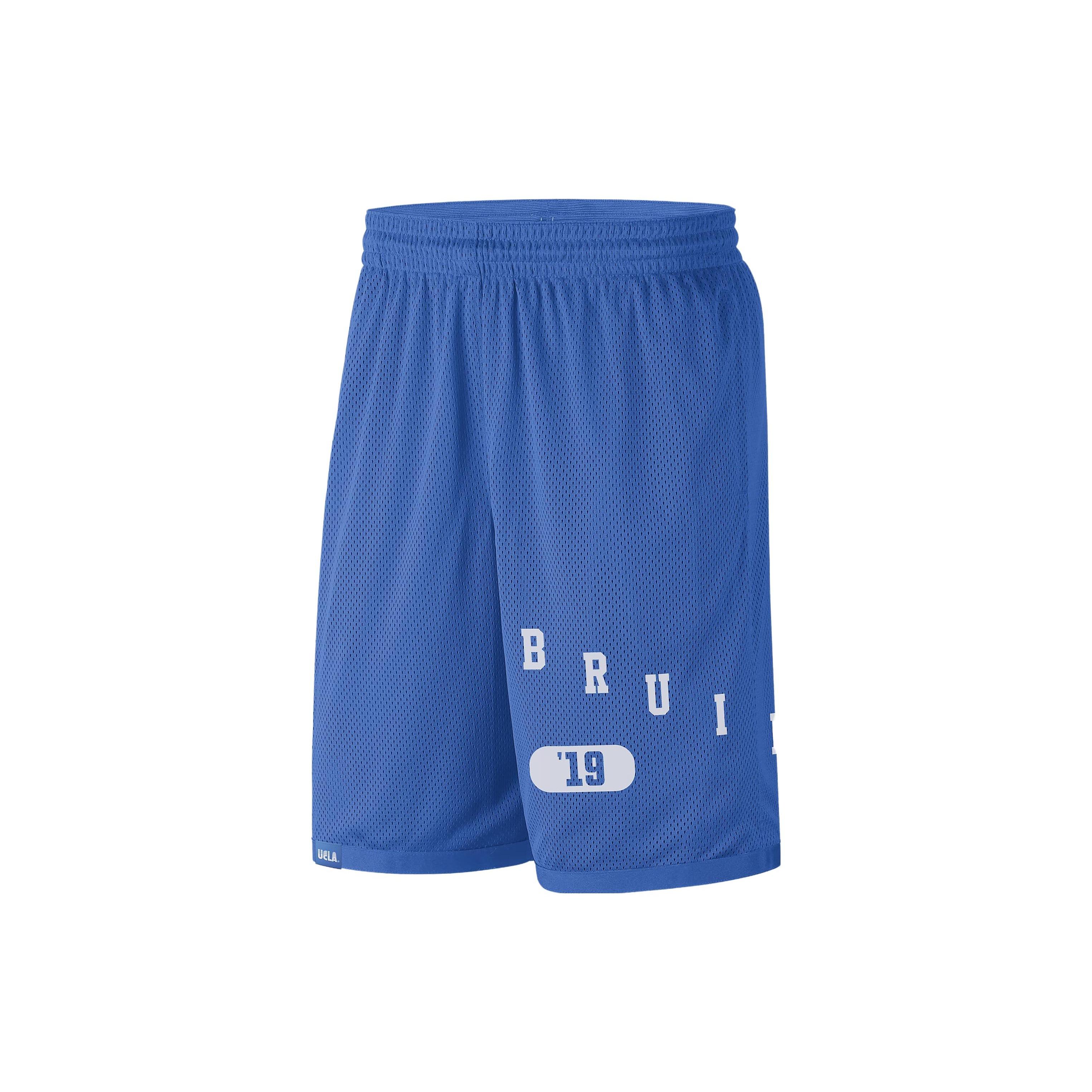 Nike Dri-Fit UCLA Bruins Football Mesh College Shorts Blue Men s DR4080-403 L