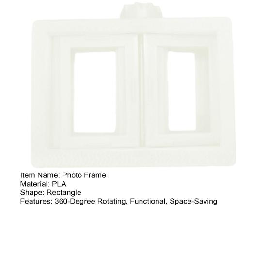 Yousheng Rotating Photo Frame Page-Turning 12-Card Holder Picture Frame 360-Degree Rotate And Turn Pages Photo Holder for Desktop Vertical Display