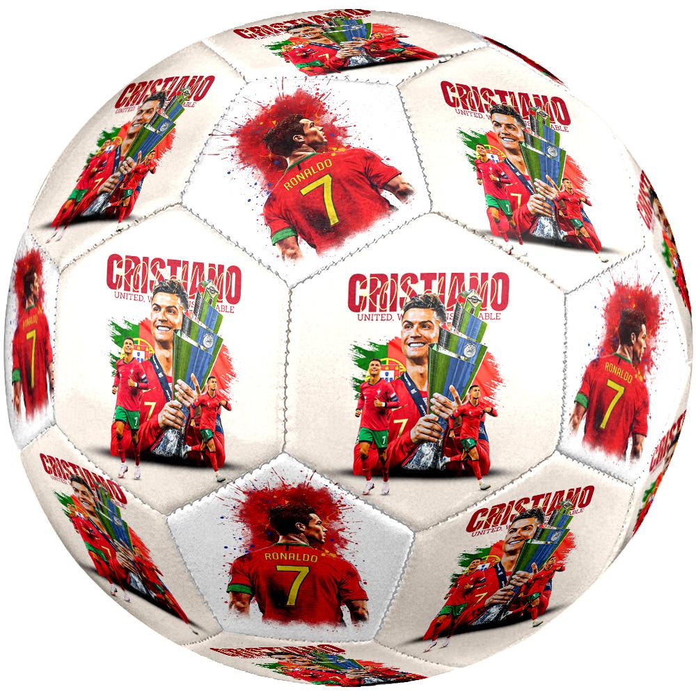 Ronaldo's Cr7 Football Legend Soccer Ball Size 5 Football Machine-Stitched Indoor/Outdoor Universal Football Ideal for Soccer Enthusiasts