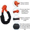 Heavy Duty Recovery Ring Snatch Block Pulley W/ Soft Shackle Tow Winch Rope