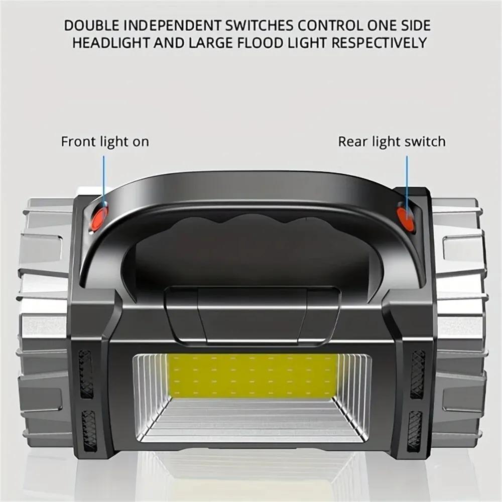 Portable Searchlight, Waterproof, Multiple Lighting Modes, High Power Rechargeable LED Flashlight Led Flashlight