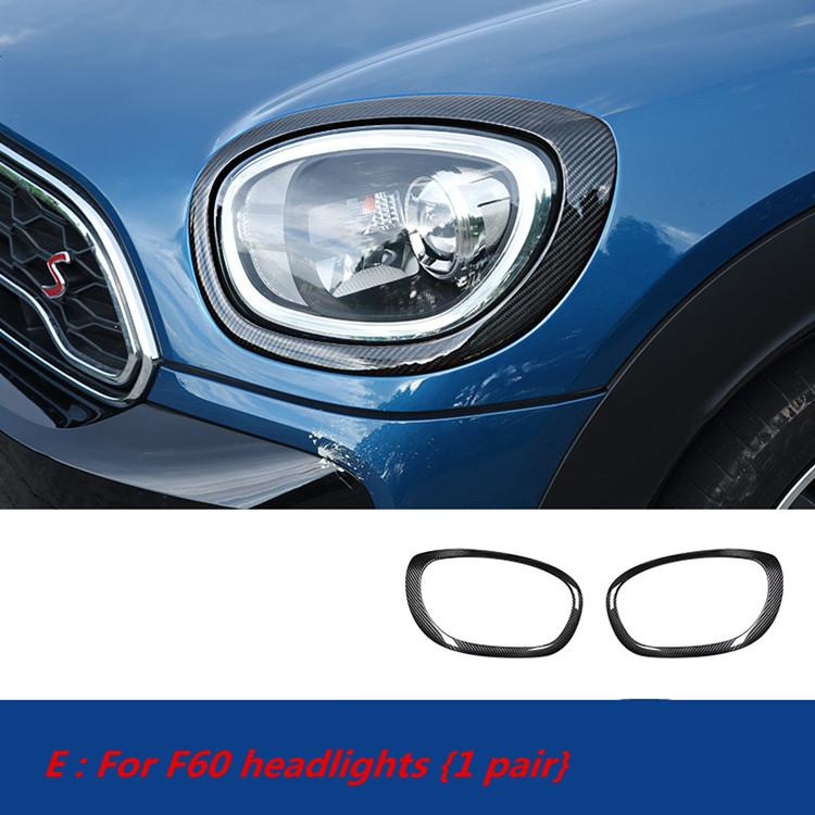 Fit for BMW MINI Cooper Countryman F60 Real Carbon Fiber Car Styling Accessories Door Handle Shell Mirror Housing