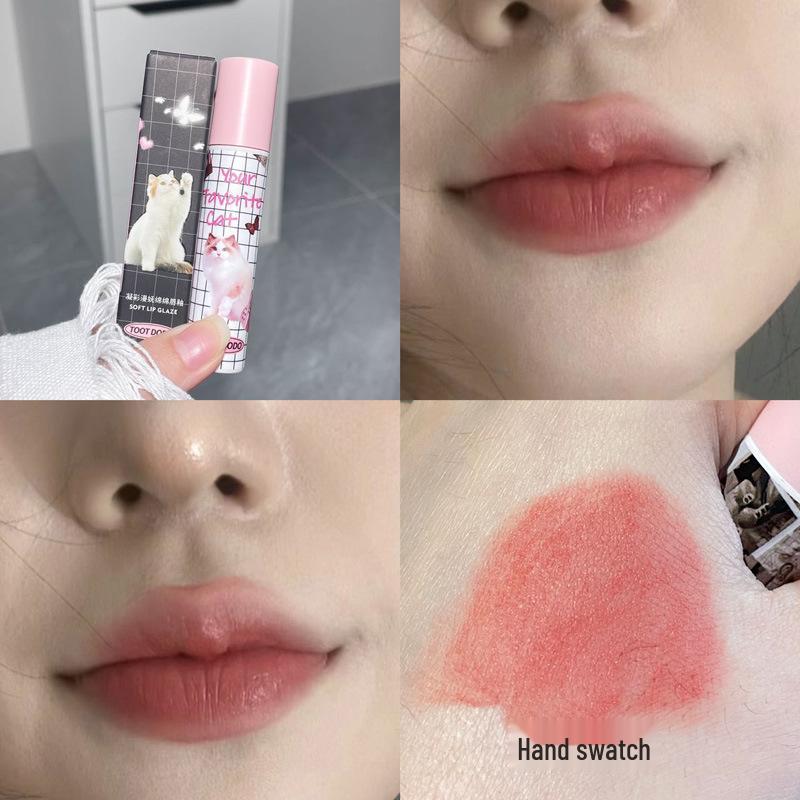 

Туту Дуду Мяу Грязь для губ: Стойкая, Высокопигментированная, Мягкая Матовая Вельветовая Муссовая Помада и Блеск