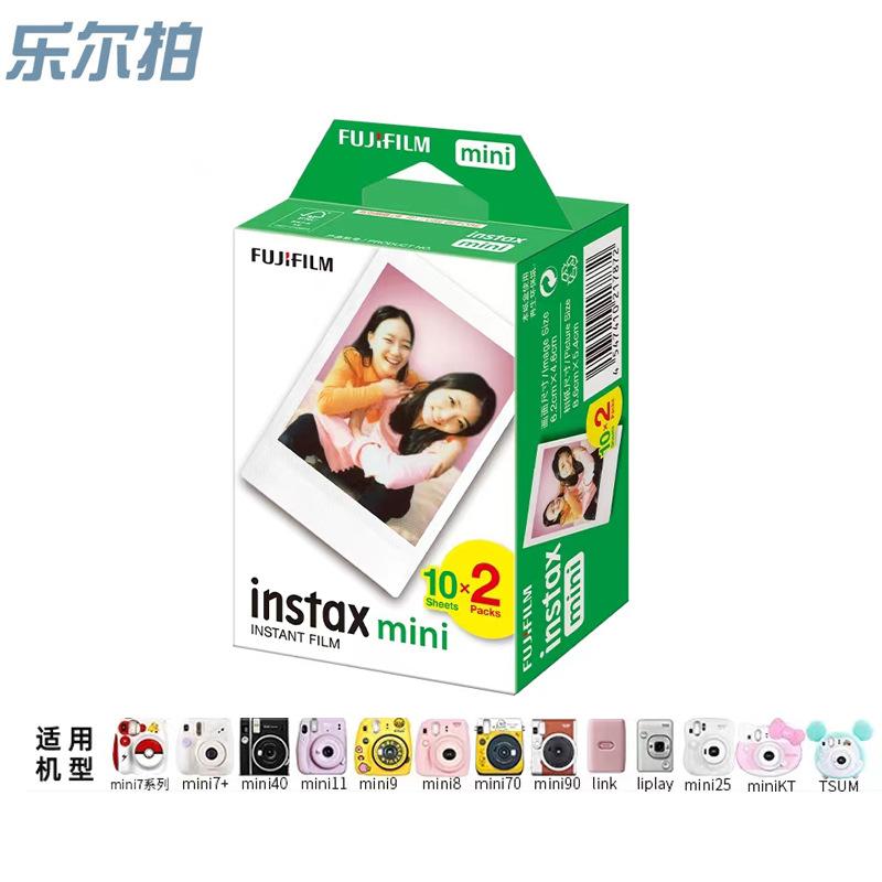 10/20 Sheets Fujifilm Instax Mini White Edge Films Photo Paper Films For Fujifilm Instant Mini 11 9 8 25 50s Fuji Camera Paper