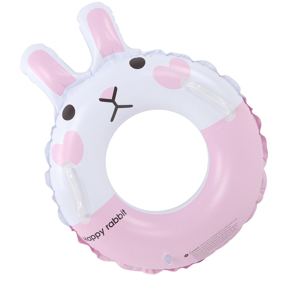 Kinder Aufblasbarer Schwimmreifen Ring PVC Pool Schwimmhilfe Schwimmringe mit Griff für Kinder