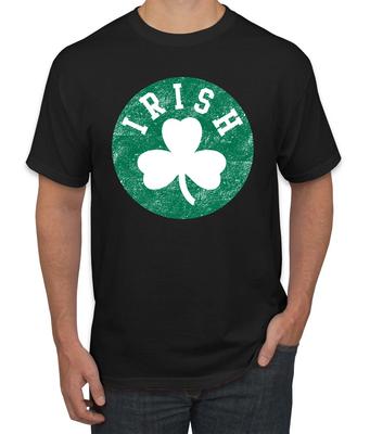 Vintage Irish Shamrock Classic St Patricks Day Men Graphic T- Shirt