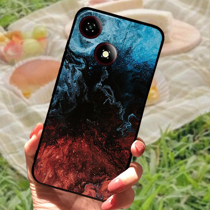 Für ZTE Blade A35E /A35/A55 Hülle Mode Cartoon Weiches Silikon Handy Rückseite Für ZTE A35E Stoßfeste Hülle A35 E A 35 Schale