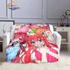 Comic The Quintessential Quintuplets Cashmere Blanket Sexy Anime Girl Flannel Blanke Portable Warm Camping  Soft skin