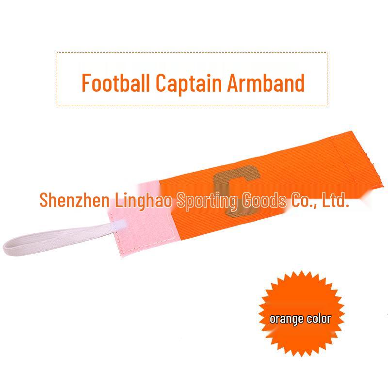 Kids' Velcro Football Captain Armband - Nylon C Letter Team Band for Matches