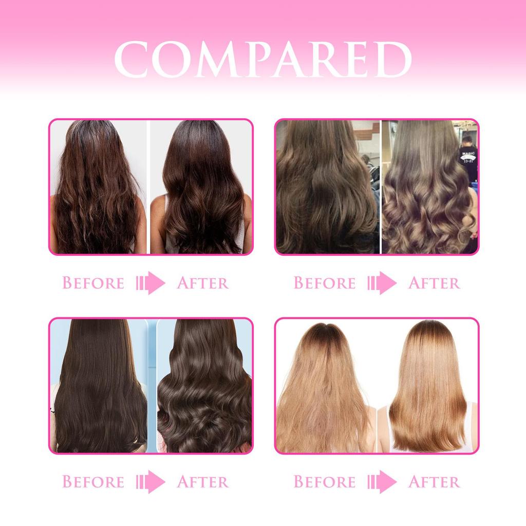 Siero per Capelli Hoegoa per Capelli Crespi e Punte Secche - Rinforza e Aggiunge Lucentezza e Morbidezza