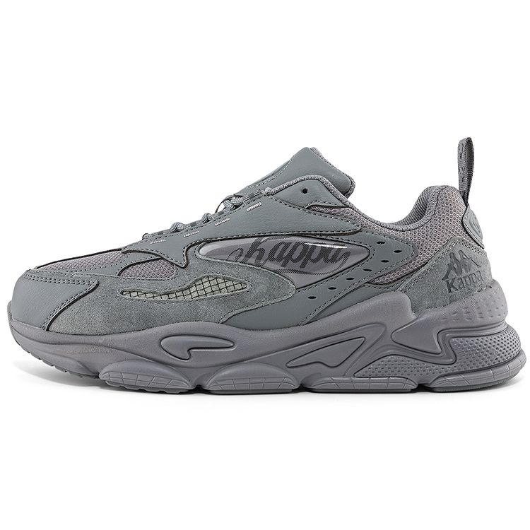 Kappa Fabric Leather Vintage Deconstructed Trend Slip Resistant Wear Resistant Shock Absorbing Low Top Dad Shoes Unisex Sneakers K0CY5MC50-1108