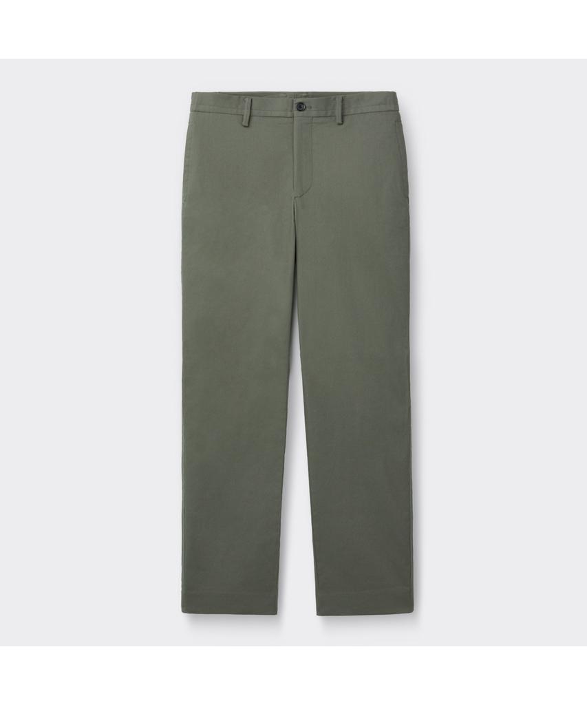 Keoseuuteommellou Khaki Regular Fit Cotton Pants C9Pam26102Khx