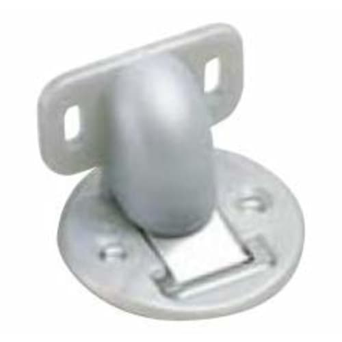 FirstPro Surface-Mounted Magnetic Door Stopper, Silver