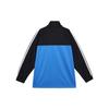adidas Casual Stand Collar Side Stripe Brand Logo Retro Jacket Unisex Jacket Black Blue TR60J1-BBU